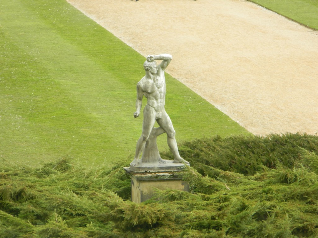 Statuary in Chatsworth House garden