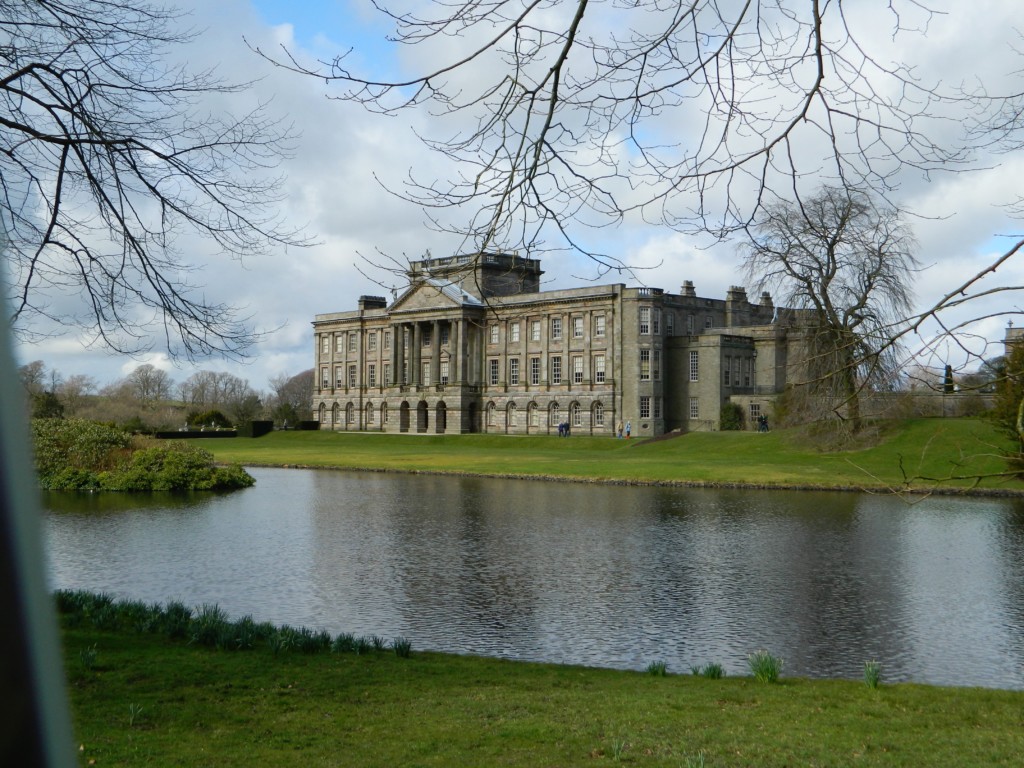 Lyme Park...quite a stately home. (It may look familiar. It was the exterior location of Pemberley in the BBC mini series version of Pride and Prejudice.)