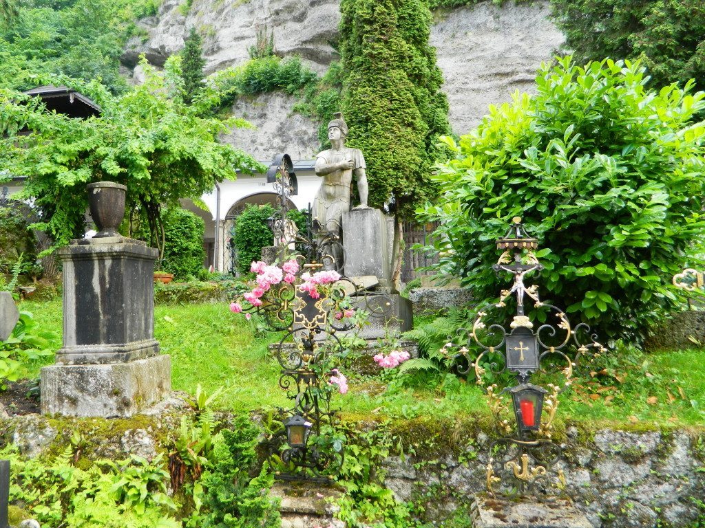 St. Peter's Cemetery in Salzburg, which inspired Sound of Music graveyard scene