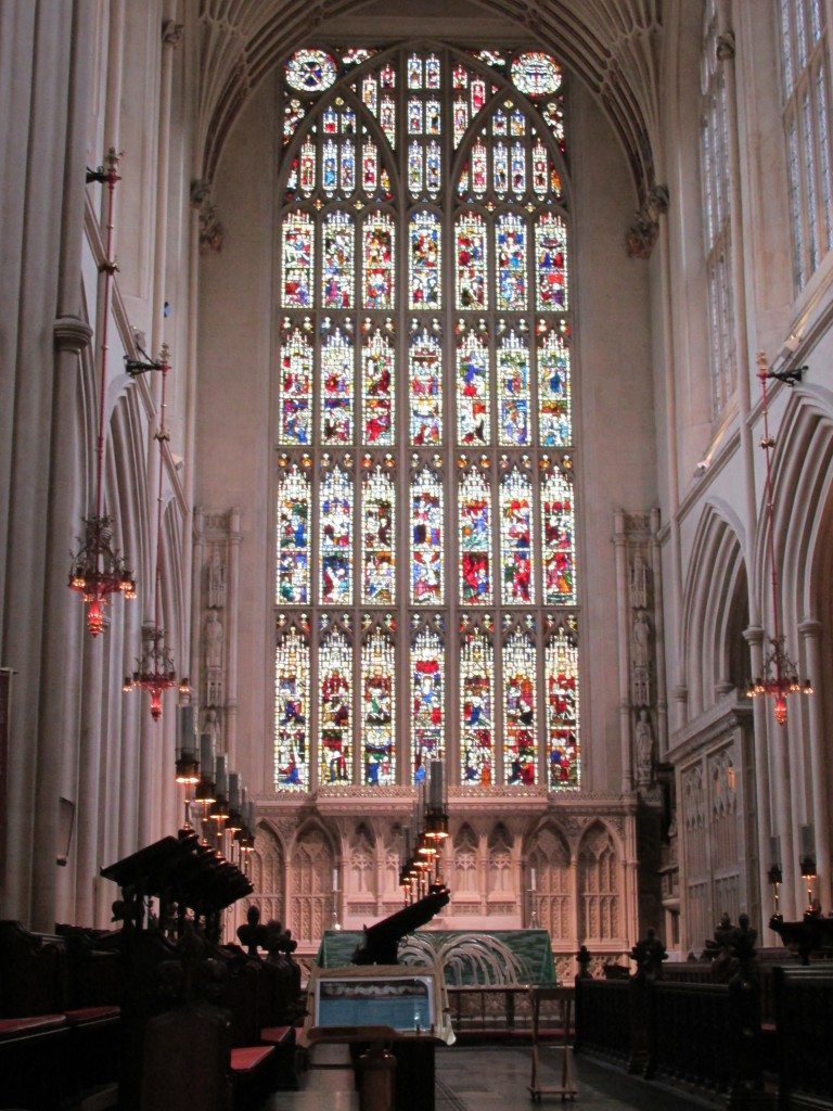 Interior of Bath Abbey.