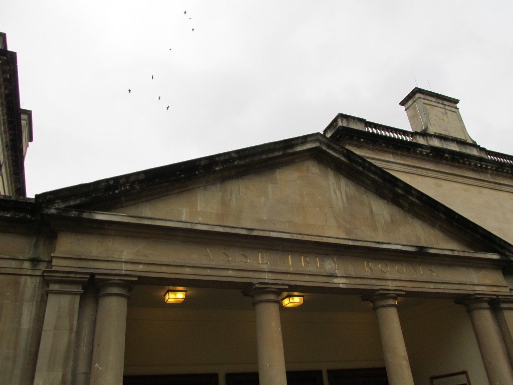 Assembly Rooms in Bath, which are now the Fashion Museum.