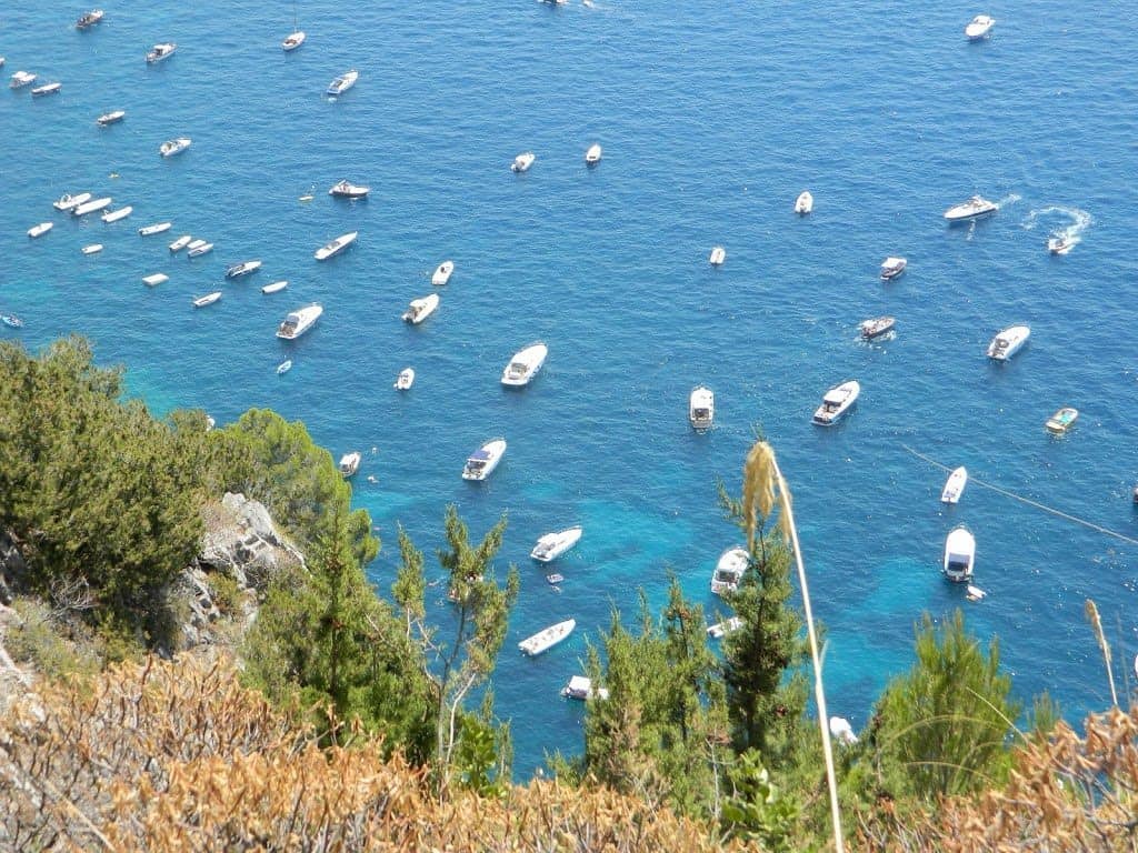 Boats on the Amalfi Coast