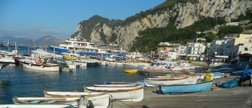 Capri harbor