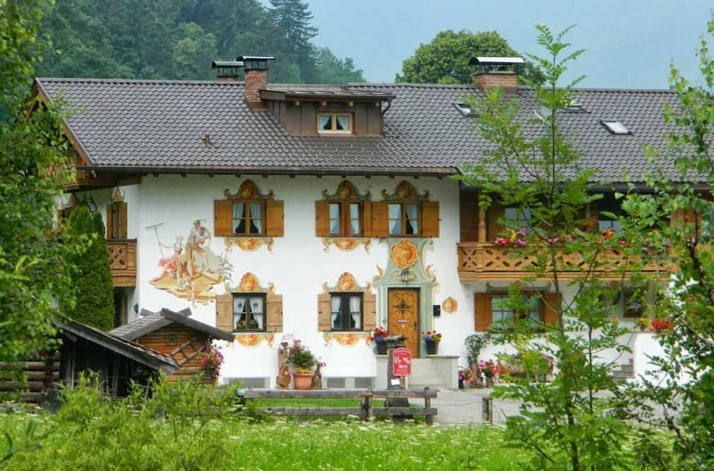 Frescos on a Bavarian Home