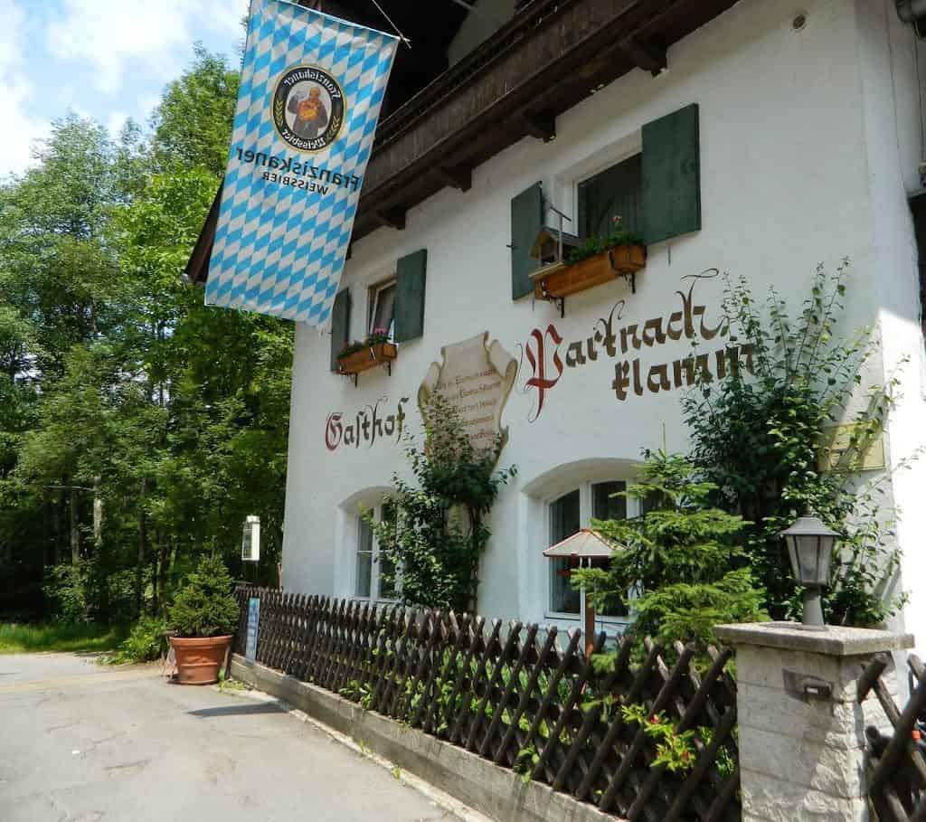 Frescos on a Bavarian restaurant