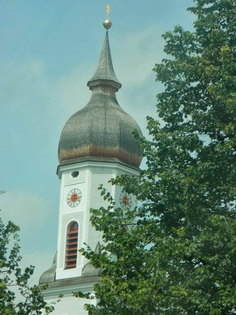 The onion-dome silhouette  was everywhere in Bavaria. 