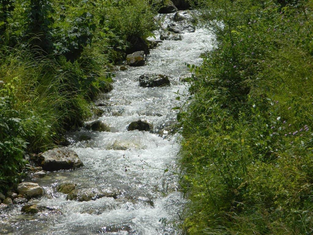 River we saw on our hike to the gorge near Garmisch-Partenkirchen